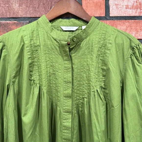 liz claiborne green blouse - Picture 5 of 8